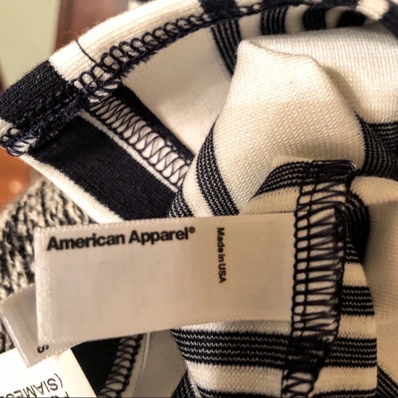 American Apparel Ponte Striped Tank Dress - Picture 4 of 5